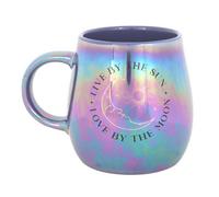 Something Different Live By The Sun Iridescent Mug in Purple Something Different Purple