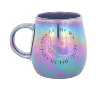 Something Different Live By The Sun Iridescent Mug (One Size) (Blue-Purple)