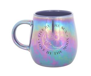 Something Different Live by The Sun Iridescent Mug (One Size) (Blue-Purple)