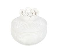 Something Different Lotus Trinket Box White (One Size)