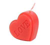 Something Different Love Heart Valentine`s Day Candle - Red