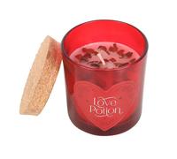 Something Different Love Potion Raspberry Crystal Chips Scented Candle in White Something Different White