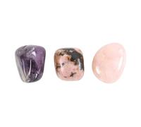 Something Different Love & Self Healing Drative Crystal (Pack of 3) Something Different Multicolor