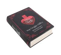 Something Different Love Spells Book Storage Box Black/red/white (One Size)