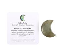 Something Different Love You To The Moon & Back Labradorite Decorative Crystal (One Size) (Grey)