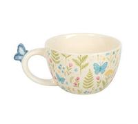 Something Different Luna Bloom Floral Mug White (One Size)