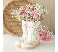 Something Different Luna Bloom Floral Print Welly Boot Planter