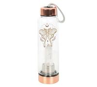 Something Different Luna Moth Clear Quartz Water Bottle (One Size) (Clear/Brass)
