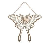 Something Different Luna Moth Hanging Sign Brown/white (One Size)