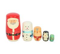 Something Different Matryoshka Doll Christmas Doll Set Something Different Multicolor