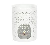 Something Different Matte Cut Out Oil Burner White (One Size)
