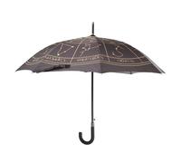 Something Different Men's Astrology Wheel Stick Umbrella in Black Something Different Black