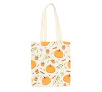 Something Different Men's Autumn Days Print Polycotton Tote Bag in White Something Different White One Size