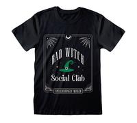 Something Different Men's Bad Witch Social Club T-Shirt in Black | Size: Large Something Different Black L