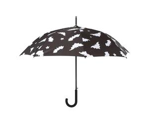 Something Different Men's Bat All-Over Print Stick Umbrella in Black Something Different Black
