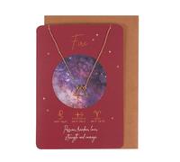 Something Different Men's Fire Element Zodiac Necklace in Gold Something Different Gold One Size