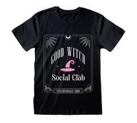 Something Different Men's Good Witch Social Club T-Shirt in Black | Size: XL Something Different Black XL