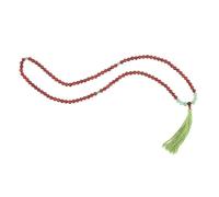 Something Different Men's Love & Gratitude Rosewood & Green Aventurine Mallah Necklace in Brown Something Different Brown One Size