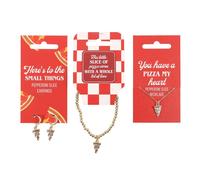 Something Different Men's Pizza Jewellery Set (Pack of 18) in Gold Something Different Gold One Size