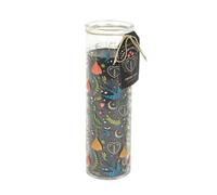 Something Different Midnight Bloom French Tulip Print Tube Candle Black (One Size)