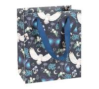 Something Different Gift Bag Midnight Forest Owl One Size Navy Blue/White