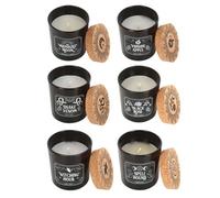 Something Different Midnight Ritual Scented Candle (Pack Of 6) Black (One Size)