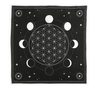 Something Different Moon Phase Altar Cloth in Black Something Different Black