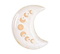 Something Different Moon Phases Ceramic Trinket Dish White (12Cm)