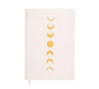 Something Different Moon Phases Velvet A5 Notebook White/gold (One Size)