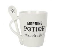 Something Different Morning Potion Ceramic Mug Set White/black (One Size)
