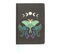 Something Different Moth A5 Notebook Black (One Size)