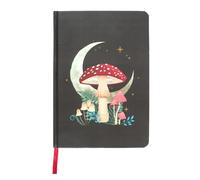 Something Different Mushroom A5 Notebook in Black Something Different Black