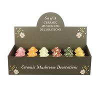 Something Different Mushroom Decoration (Pack Of 18) Multicoloured (One Size)