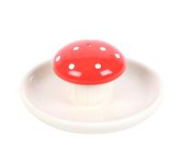 Something Different Mushroom Incense Holder in White Something Different White