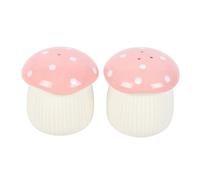 Something Different Mushroom Salt and Pepper ShakersOne Size White/Pink SD10383