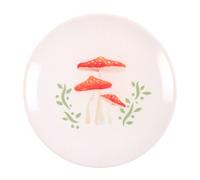 Something Different Mushroom Trinket Dish White/red/green (One Size)