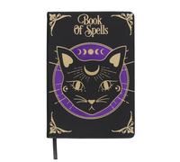 Something Different Mystic Mog A5 Notebook in Black Something Different Black