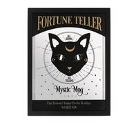 Something Different Mystic Mog Mirrored Hanging Decoration Black/white/gold (One Size)