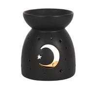 Mystical Moon Oil Burner - Black
