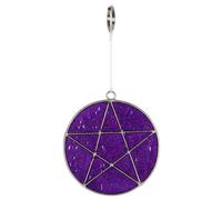 Something Different Mystical Pentagram Suncatcher Purple (One Size)