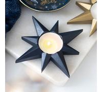 Something Different Navy Star Tealight Candle Holder