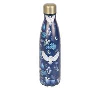 Something Different Night Flight Owl Steel Water Bottle Navy Blue/gold (One Size)