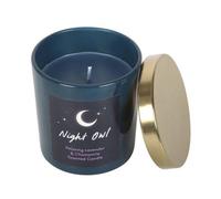 Something Different Night Owl Lavender & Chamomile Candle in Blue Something Different Blue