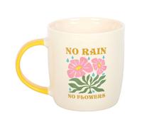 Something Different No Rain, No Flowers 370Ml Mug White (One Size)