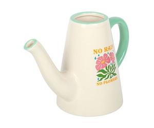 Something Different No Rain, No Flowers Ceramic 600ml WateriOne Size White SD10