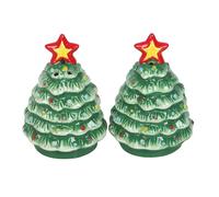Something Different Nostalgic Christmas Tree Salt And Per Shakers Set Multicoloured (One Size)