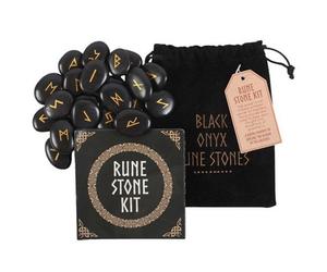 Something Different Onyx Viking Rune Stones (Pack Of 25) Black (One Size)