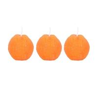Something Different Orange Shaped Candle (Pack of 3) (One Size) (Orange)