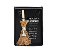 Something Different Ornament Witch Hat Mini Magick Broomstick Brown
