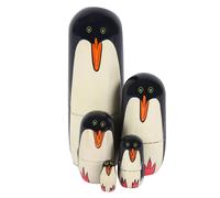 Something Different Penguin Russian Dolls (Set Of 5) Something Different Multicolor